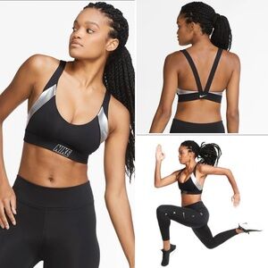 Nike Indy Metallic Logo Bra